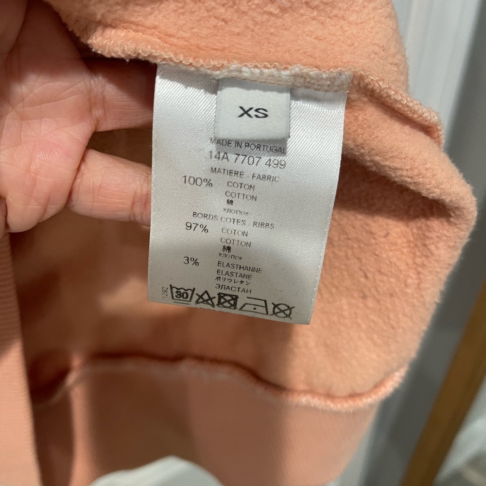 Givenchy Peach Graphic Crew Neck Sweater - Picture 4 of 5